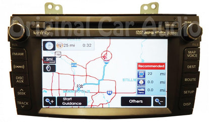 Refurbished 2008 - 2009 Hyundai Navigation GPS Satellite XM Radio Stereo MP3 CD Player Receiver w/ New Display