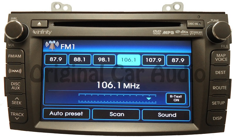 Hyundai Sonata Infinity navigation radio CD player 96560-0A650