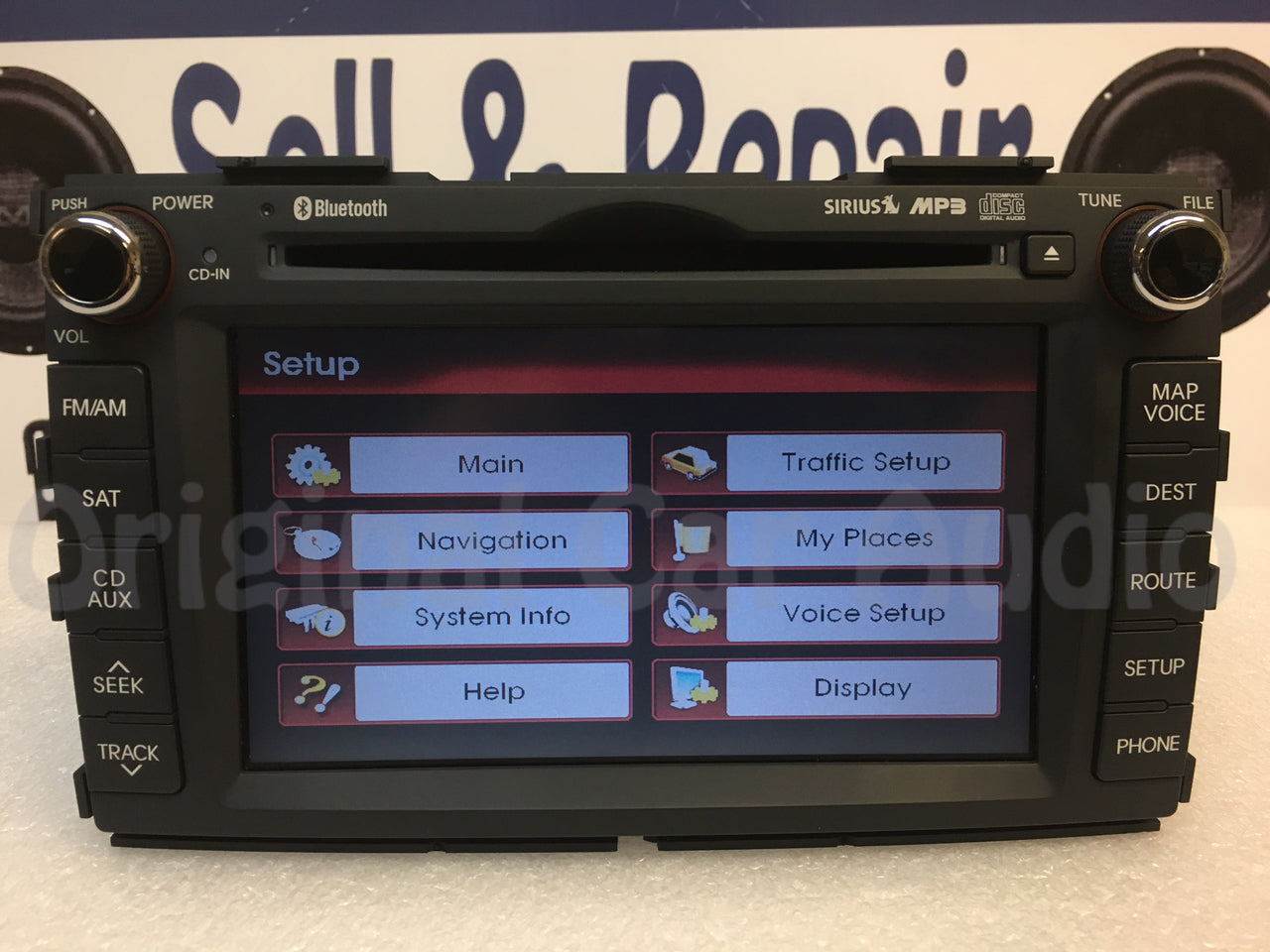 2011 - 2013 Kia Forte Navigation GPS Bluetooth MP3 Single CD 965601M125WK