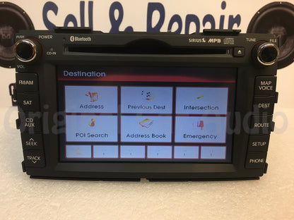 2011 - 2013 Kia Forte Navigation GPS Bluetooth MP3 Single CD 965601M125WK
