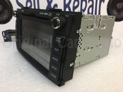 2011 - 2013 Kia Forte Navigation GPS Bluetooth MP3 Single CD 965601M125WK