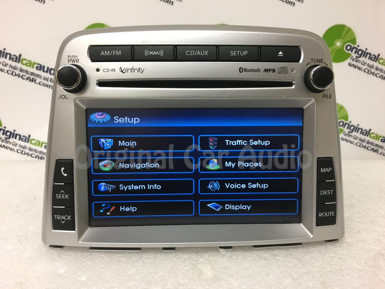 2009 - 2011 Hyundai GENESIS Navigation Touchscreen Bluetooth CD AUX XM Infinity SILVER