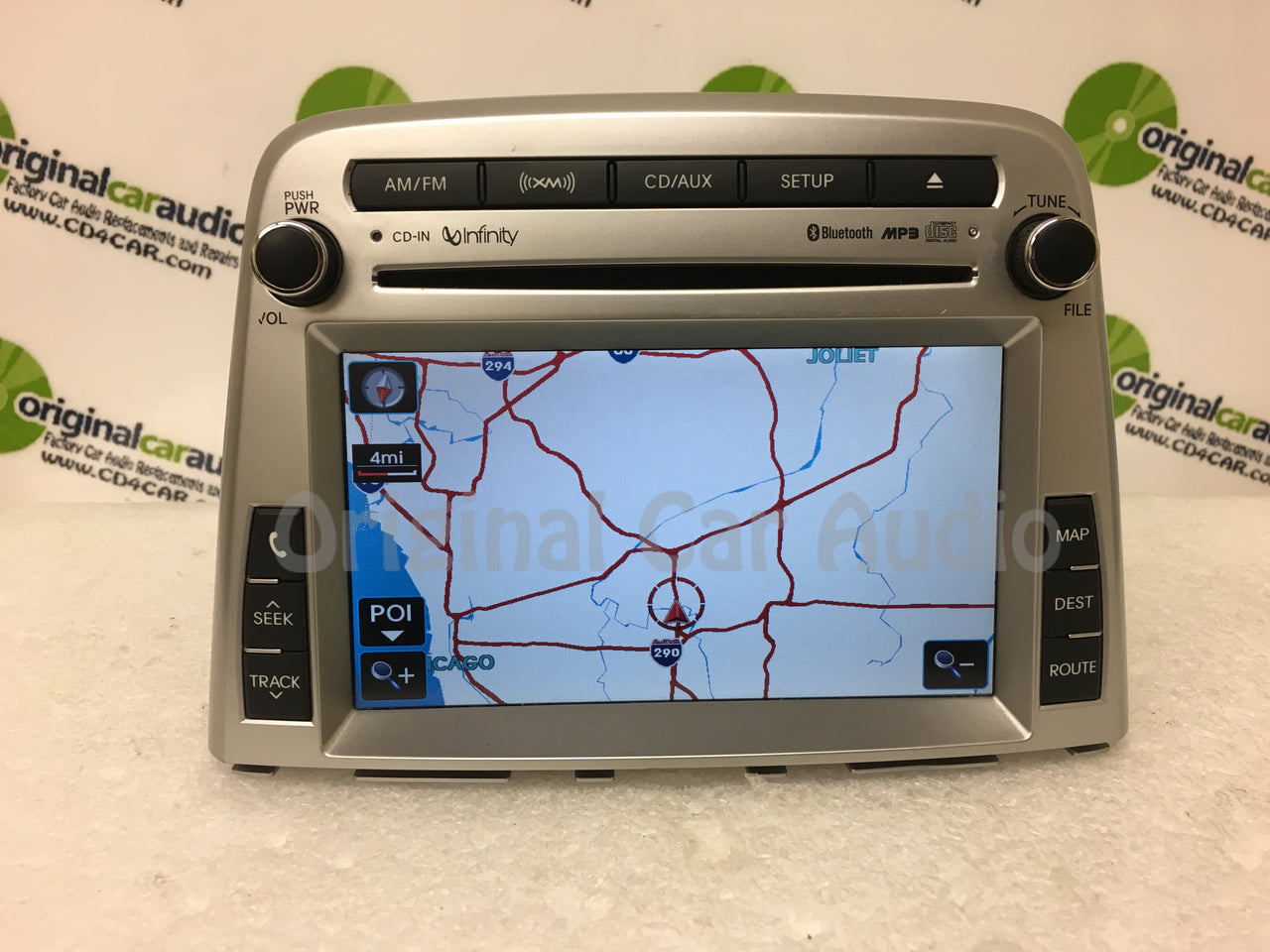 2009 - 2011 Hyundai GENESIS Navigation Touchscreen Bluetooth CD AUX XM Infinity SILVER