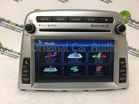 Refurbished 2009 - 2011 Hyundai GENESIS Navigation Touchscreen Bluetooth CD AUX XM Infinity SILVER
