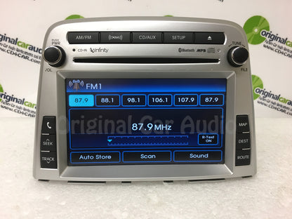 Refurbished 2009 - 2011 Hyundai GENESIS Navigation Touchscreen Bluetooth CD AUX XM Infinity SILVER