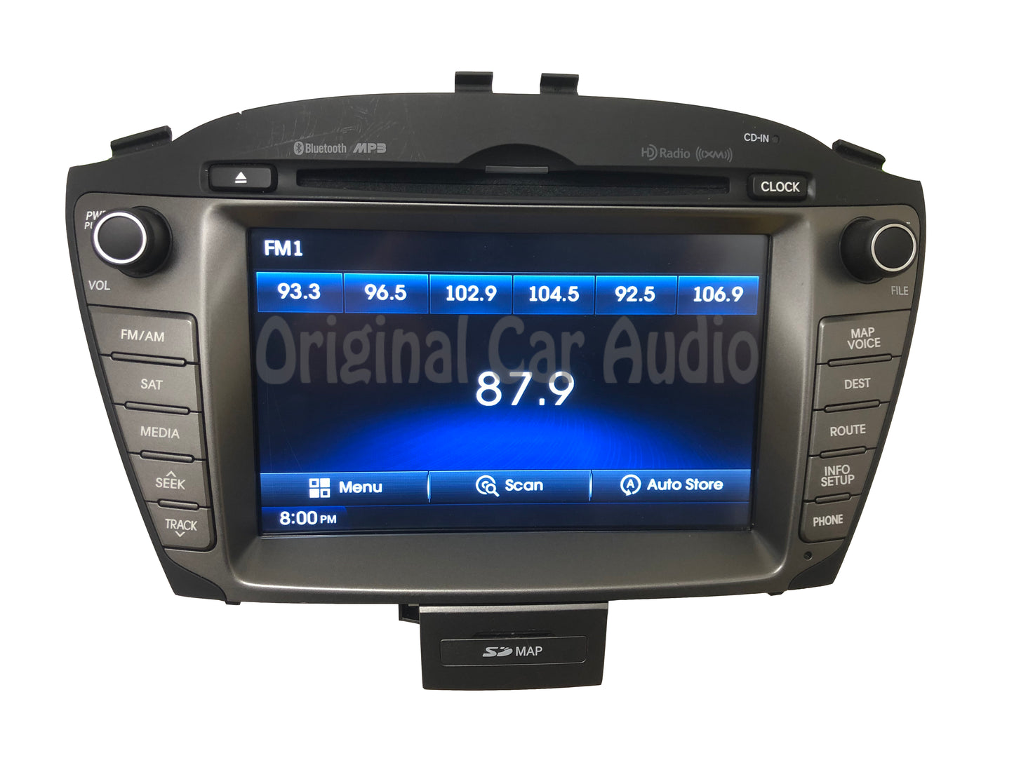 2014 - 2015 Hyundai Tucson OEM BlueLink Touch Screen Navigation Bluetooth Multi Media HD Radio Receiver