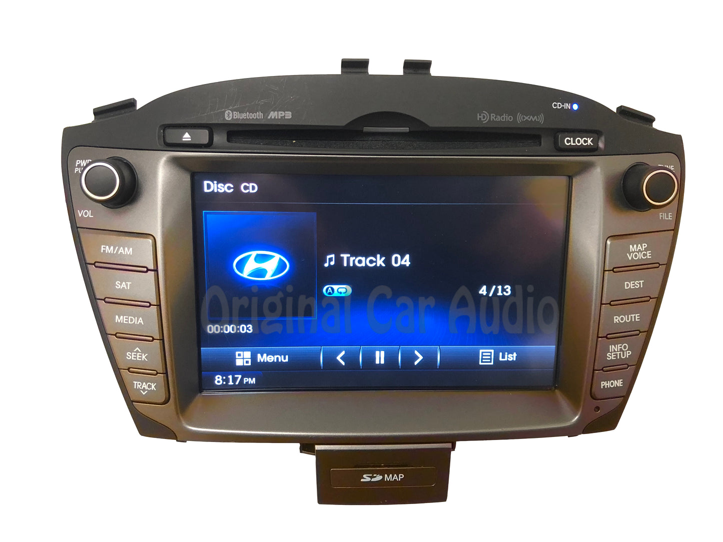 2014 - 2015 Hyundai Tucson OEM BlueLink Touch Screen Navigation Bluetooth Multi Media HD Radio Receiver