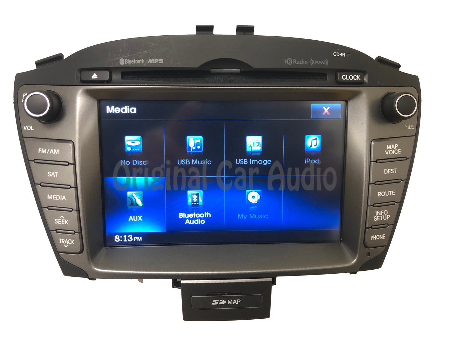 Refurbished 2014 - 2015 Hyundai Tucson OEM BlueLink Touch Screen Navigation Bluetooth Multi Media HD Radio Receiver