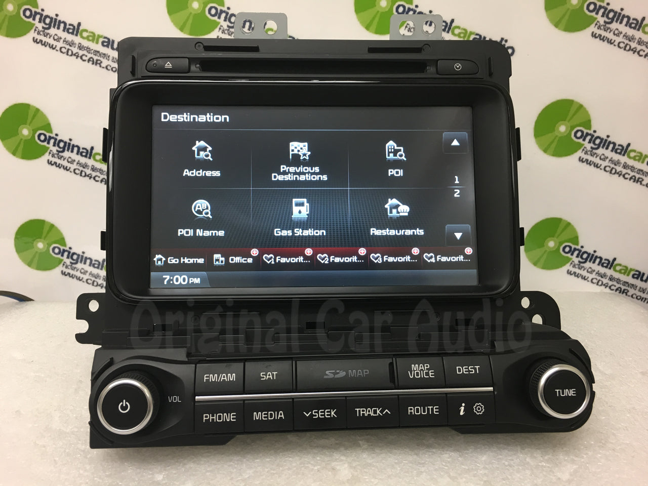 Refurbished 2014 - 2015 Kia Optima OEM Touch Screen GPS Navigation AM FM SAT Radio Receiver