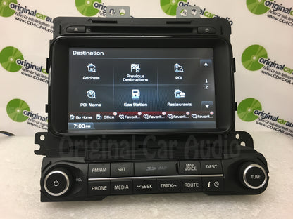 Refurbished 2014 - 2015 Kia Optima OEM Touch Screen GPS Navigation AM FM SAT Radio Receiver