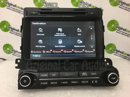 2014 - 2015 Kia Optima OEM Touch Screen GPS Navigation AM FM SAT Radio Receiver