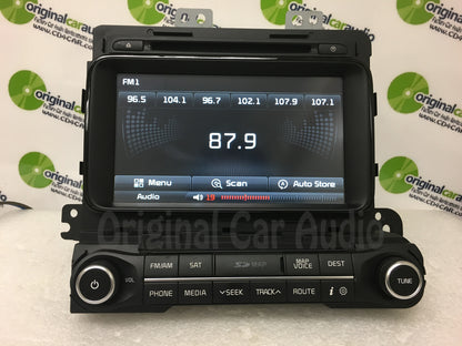 Refurbished 2014 - 2015 Kia Optima OEM Touch Screen GPS Navigation AM FM SAT Radio Receiver