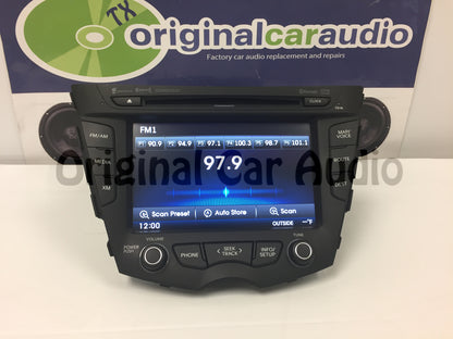 Veloster 12-14 AM FM CD Bluetooth Receiver Navigation Rear view Camera