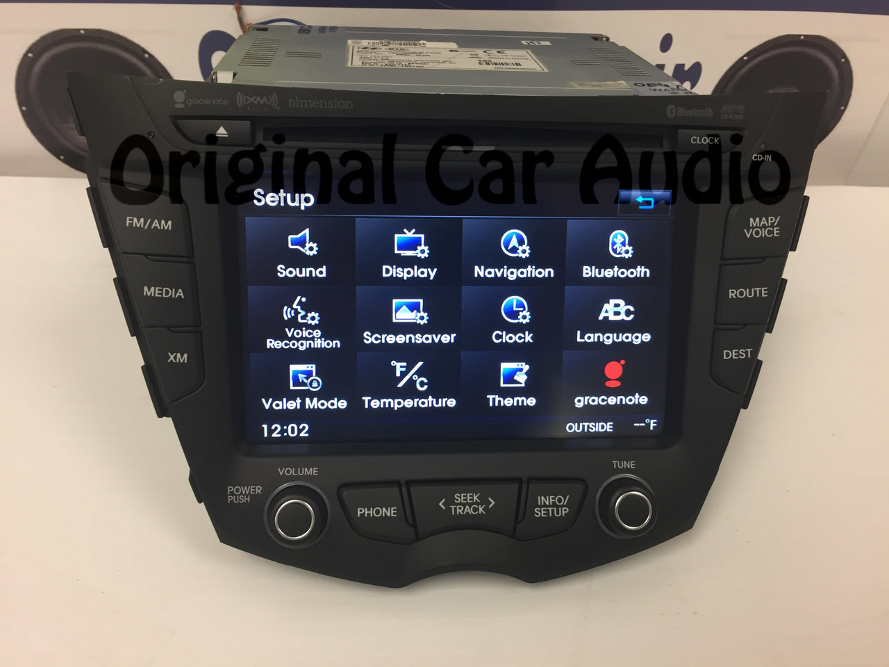 Veloster 12-14 AM FM CD Bluetooth Receiver Navigation Rear view Camera