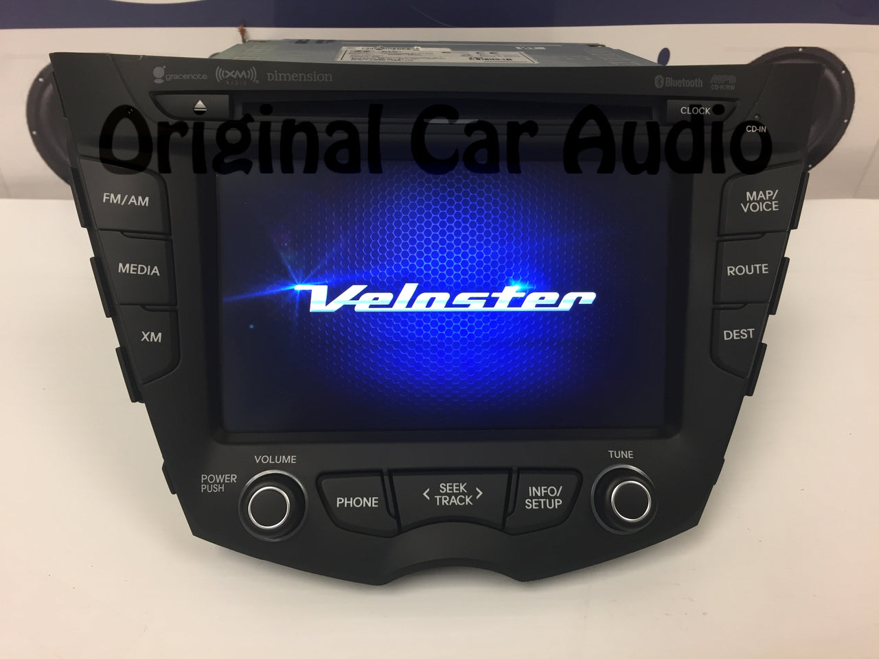 Veloster 12-14 AM FM CD Bluetooth Receiver Navigation Rear view Camera