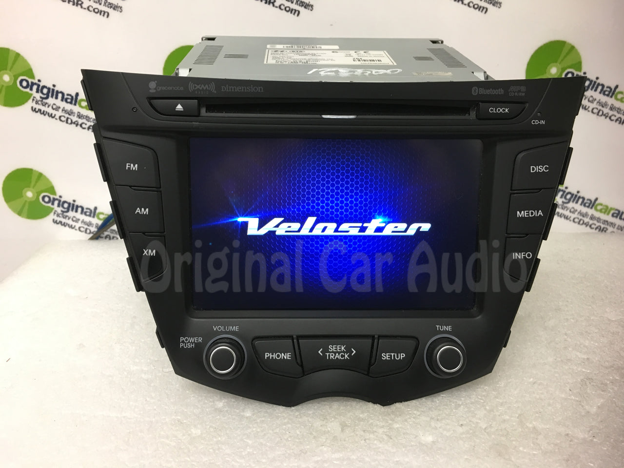 2011 - 2015 Hyundai Veloster OEM Single CD Touch Screen AM FM Bluetooth SAT Radio Receiver