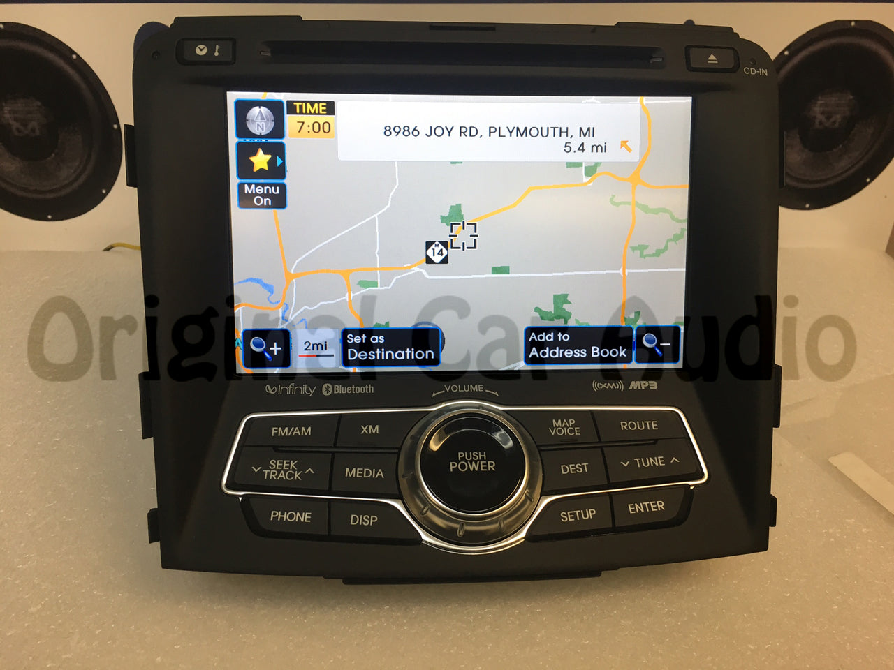 2011-2013 Hyundai Sonata Infinity GPS Navigation SAT Radio 96560-3Q806