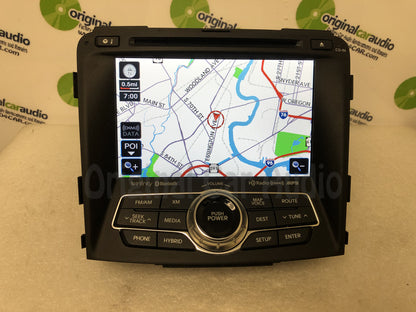 2011 - 2015 Hyundai Sonata Hybrid OEM Infinity Touch Screen Navigation Bluetooth Radio Media Receiver