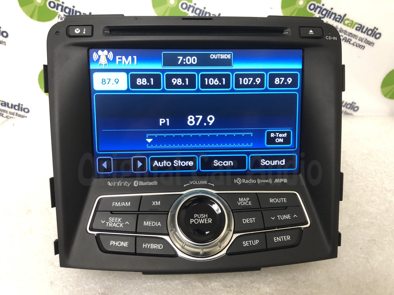 2011 - 2015 Hyundai Sonata Hybrid OEM Infinity Touch Screen Navigation Bluetooth Radio Media Receiver