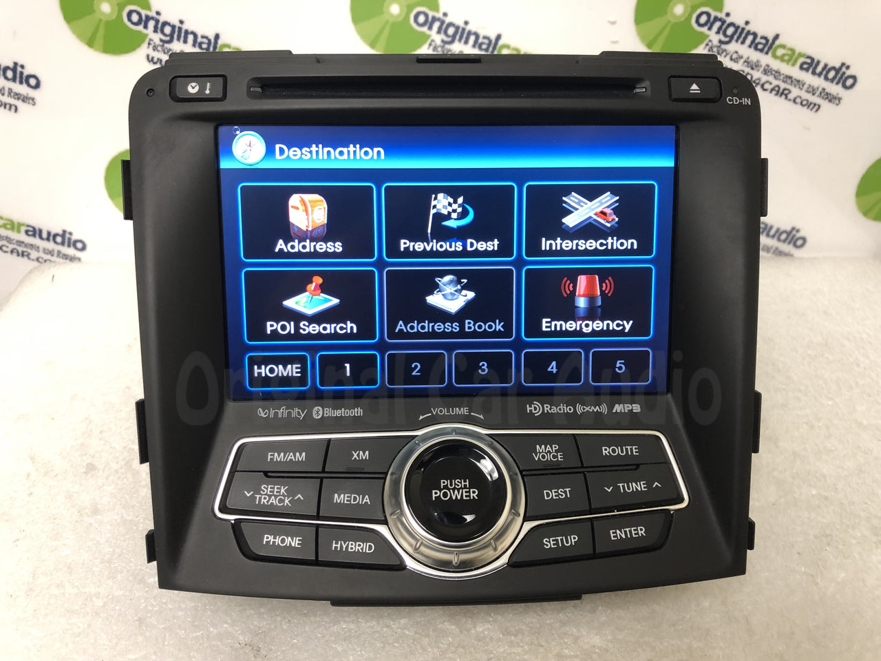 2011 - 2015 Hyundai Sonata Hybrid OEM Infinity Touch Screen Navigation Bluetooth Radio Media Receiver