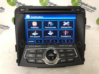 2011 - 2015 Hyundai Sonata Hybrid OEM Infinity Touch Screen Navigation Bluetooth Radio Media Receiver