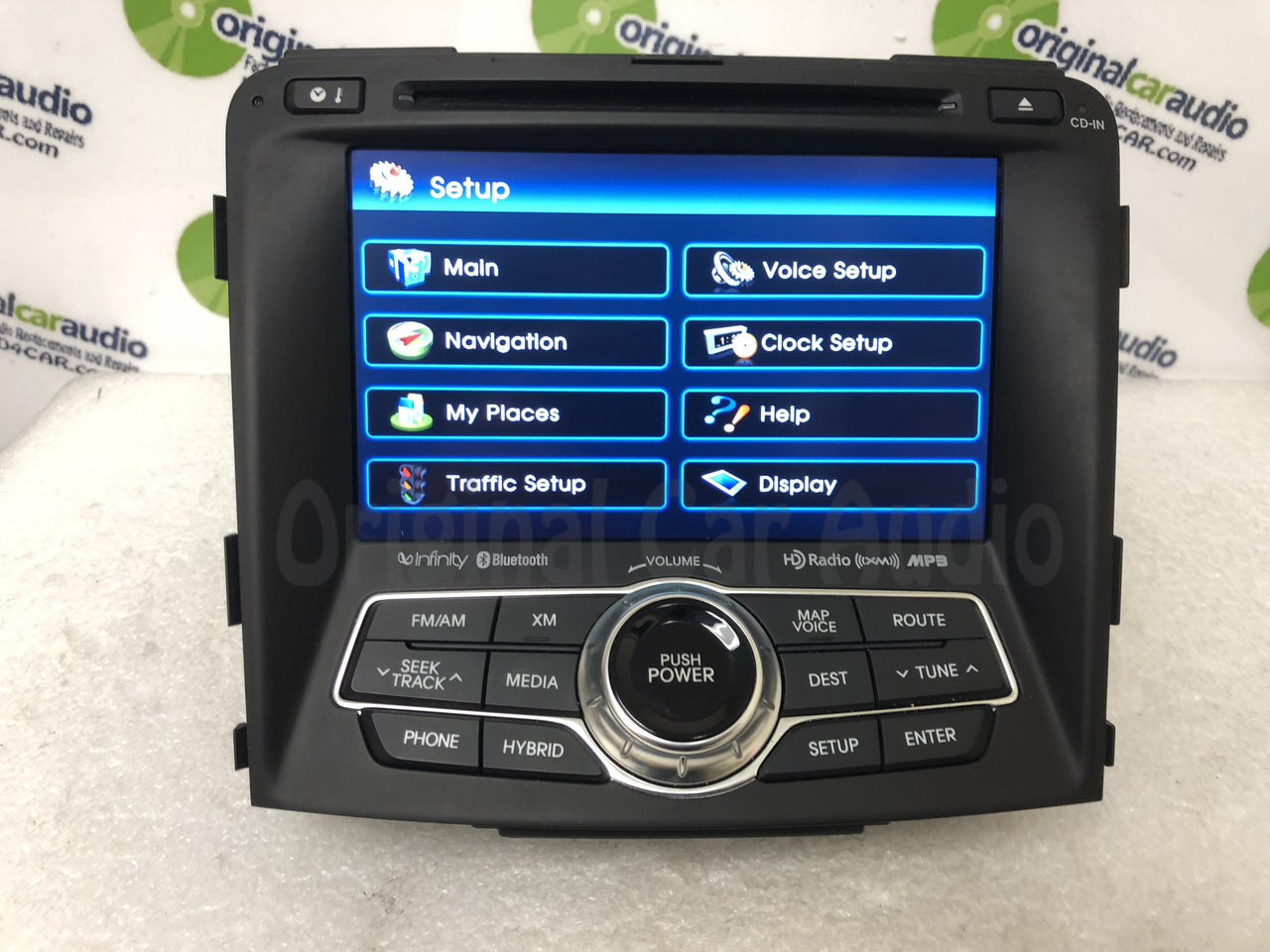 2011 - 2015 Hyundai Sonata Hybrid OEM Infinity Touch Screen Navigation Bluetooth Radio Media Receiver