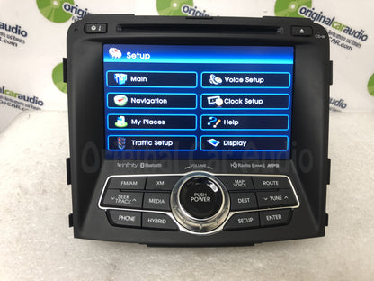 2011 - 2015 Hyundai Sonata Hybrid OEM Infinity Touch Screen Navigation Bluetooth Radio Media Receiver
