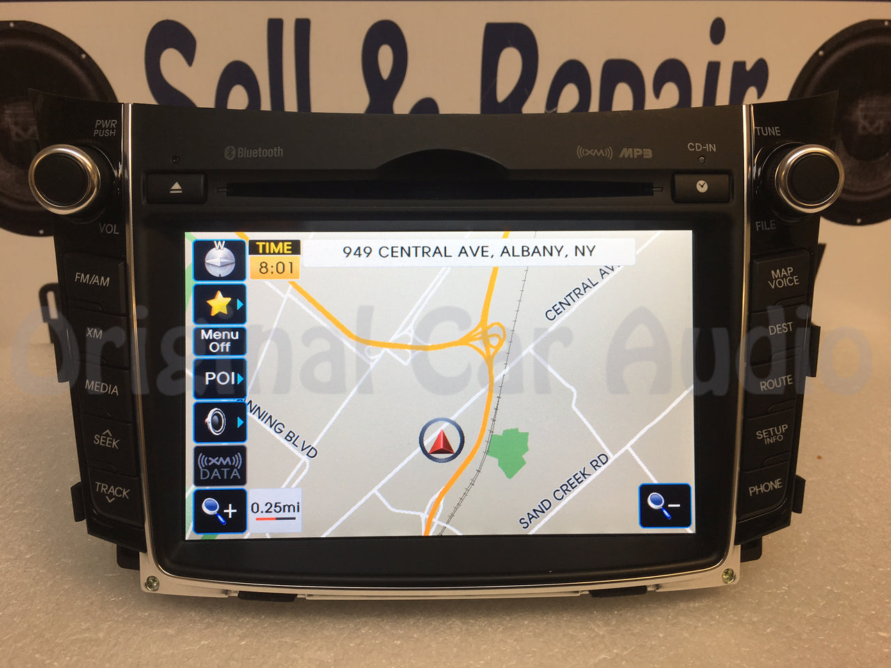 Refurbished 2013 - 2015 Hyundai Elantra BlueLink Navigation GPS Bluetooth XM HD Radio Receiver