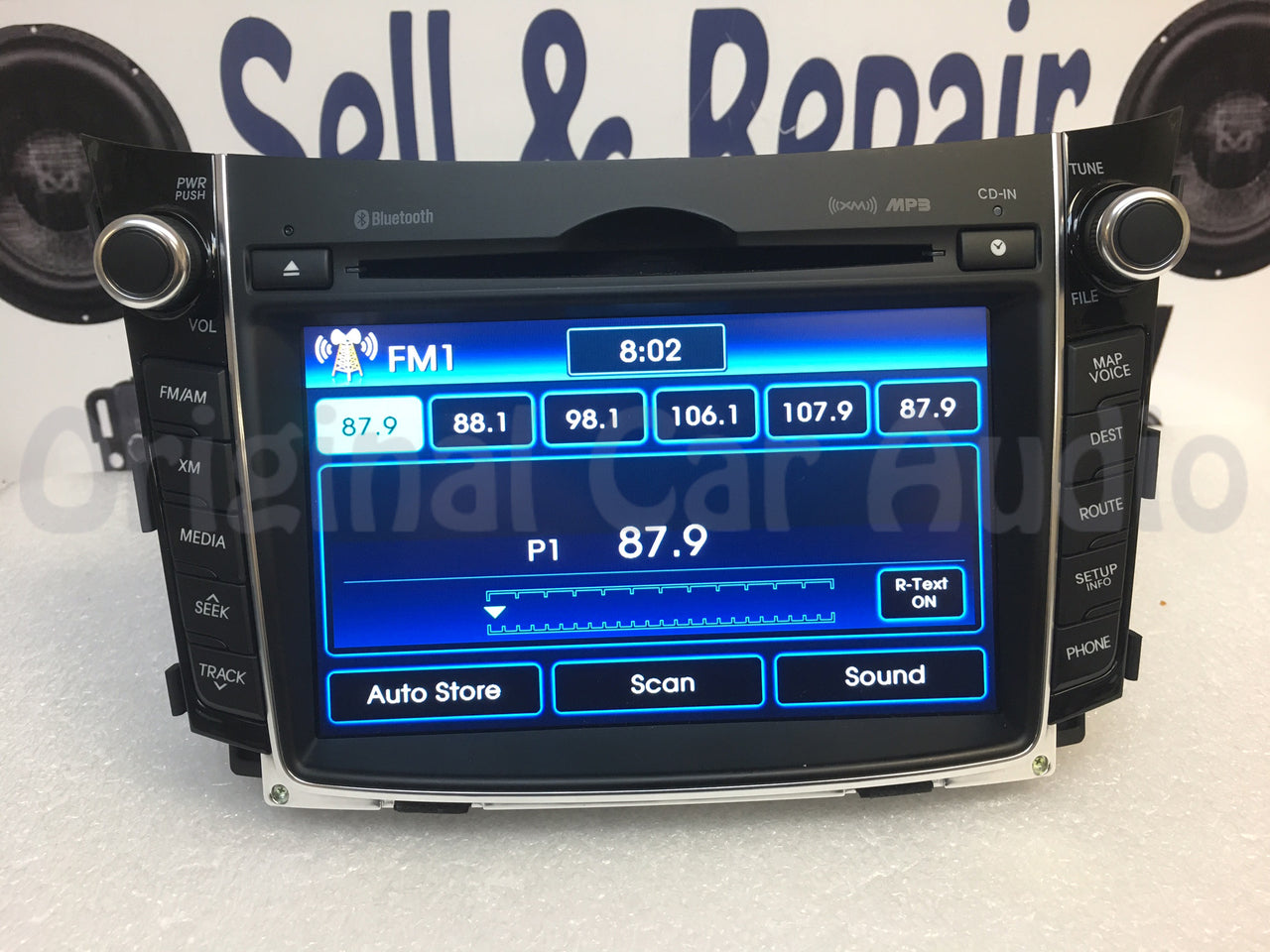 Refurbished 2013 - 2015 Hyundai Elantra BlueLink Navigation GPS Bluetooth XM HD Radio Receiver