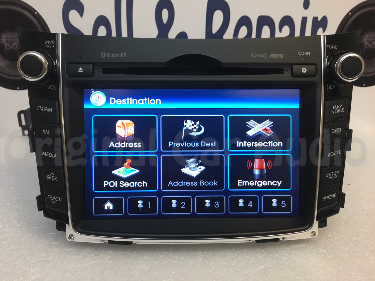 Refurbished 2013 - 2015 Hyundai Elantra BlueLink Navigation GPS Bluetooth XM HD Radio Receiver
