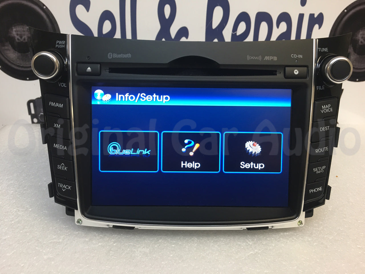 Refurbished 2013 - 2015 Hyundai Elantra BlueLink Navigation GPS Bluetooth XM HD Radio Receiver