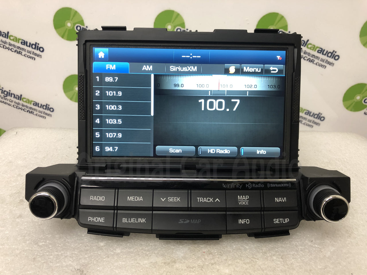 2016 - 2018 Hyundai Tucson OEM Infnity BlueLink Touch Screen Navigation GPS Radio Media Receiver