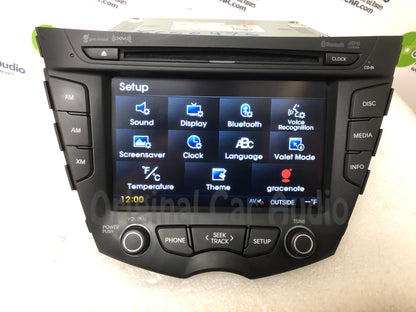 2011 - 2017 Hyundai Veloster OEM Gracenote Bluetooth CD AM AM CD Radio Media Receiver