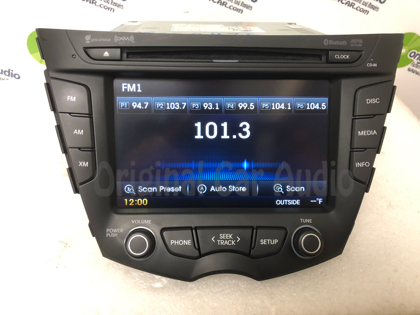 2011 - 2017 Hyundai Veloster OEM Gracenote Bluetooth CD AM AM CD Radio Media Receiver