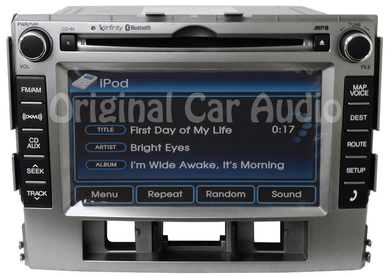 Refurbished 2011 - 2012 Hyundai Santa Fe OEM Infinity Radio Navigation GPS MP3 CD Player