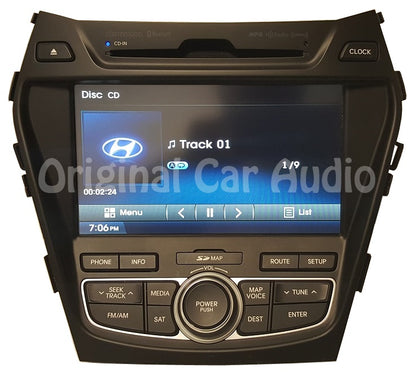 Refurbished 2013 2014 2015 2016 Hyundai Santa Fe Radio Navigation MP3 Bluetooth CD Player XM