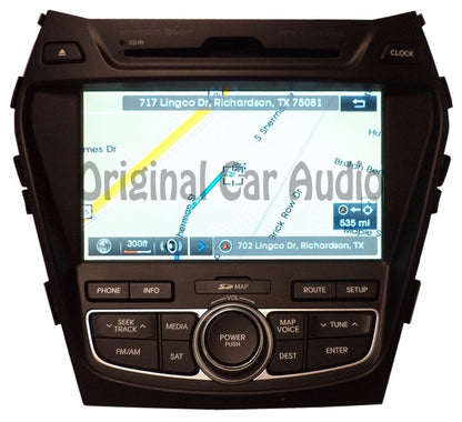 2013-2016 Hyundai Santa Fe radio CD player bluetooth MP3 Navigation OEM