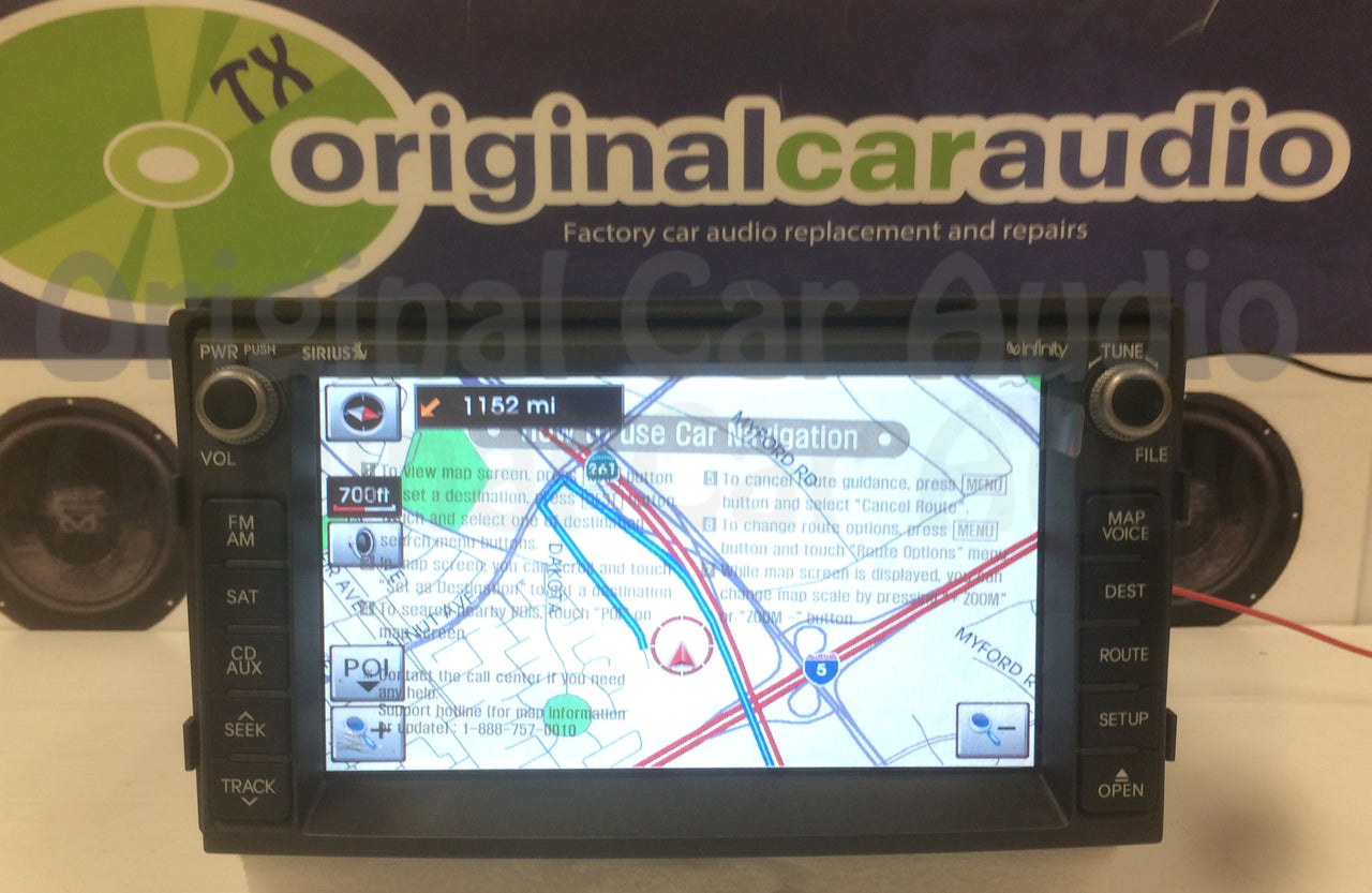 2009 2010 Kia Optima Magentis OEM Infinity AM FM MP3 Navigation 6 CD Radio