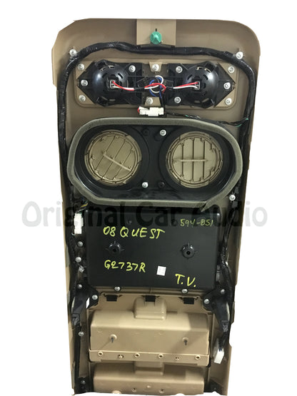 2007-2010 Nissan Quest Overhead Console Dual Monitor 96990 ZS85B