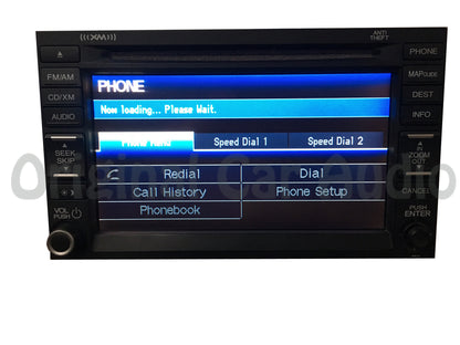 2012 Honda Civic Navigation Radio Display AM FM SAT GPS CD Stereo 9AC8