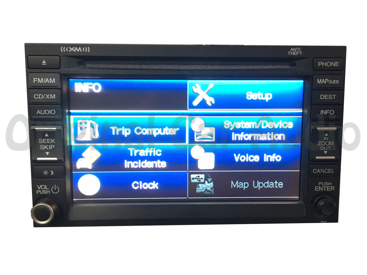 2012 Honda Civic Navigation Radio Display AM FM SAT GPS CD Stereo 9AC8