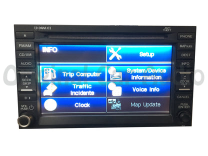 2012 Honda Civic Navigation Radio Display AM FM SAT GPS CD Stereo 9AC8