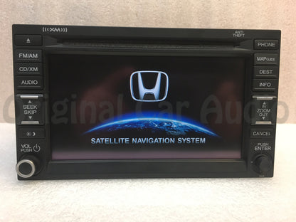 2012 Honda Civic Navigation Radio Display AM FM SAT GPS CD Stereo 9AC8