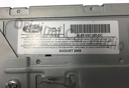 2010 Ford Mercury OEM AM FM Radio Subwoofer MP3 CD Player Satellite BLOCK ONLY