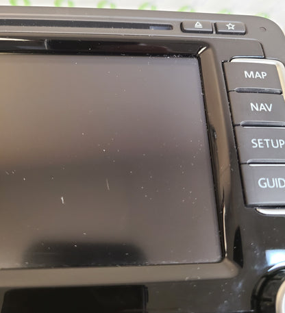 2010 - 2015 Volkswagen VW Jetta Passat OEM Fender Premium Sound RNS-510 Navigation GPS Touch Screen Radio Receiver (Blemishes)