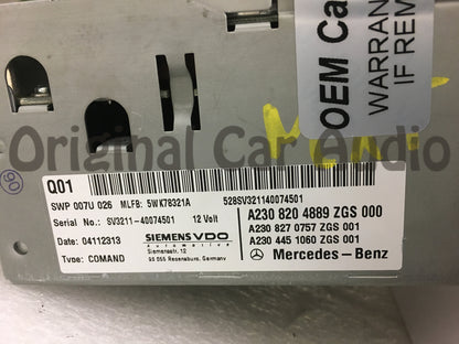 2005 2006 2007 2008 Mercedes Benz SL Class OEM W230 radio Navigation GPS CD Player AM FM