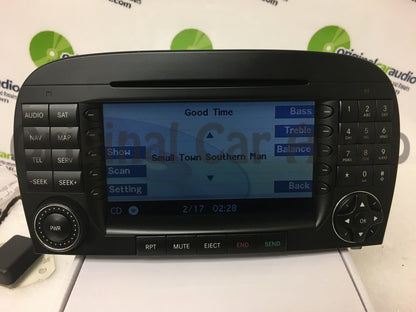 2005 2006 2007 2008 Mercedes Benz SL Class OEM W230 radio Navigation GPS CD Player AM FM