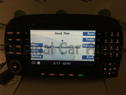 2005 2006 2007 2008 Mercedes Benz SL Class OEM W230 radio Navigation GPS CD Player AM FM