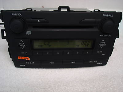 NEW Toyota Corolla Radio CD Player 86120-02750 NON JBL 2009 2010 2011