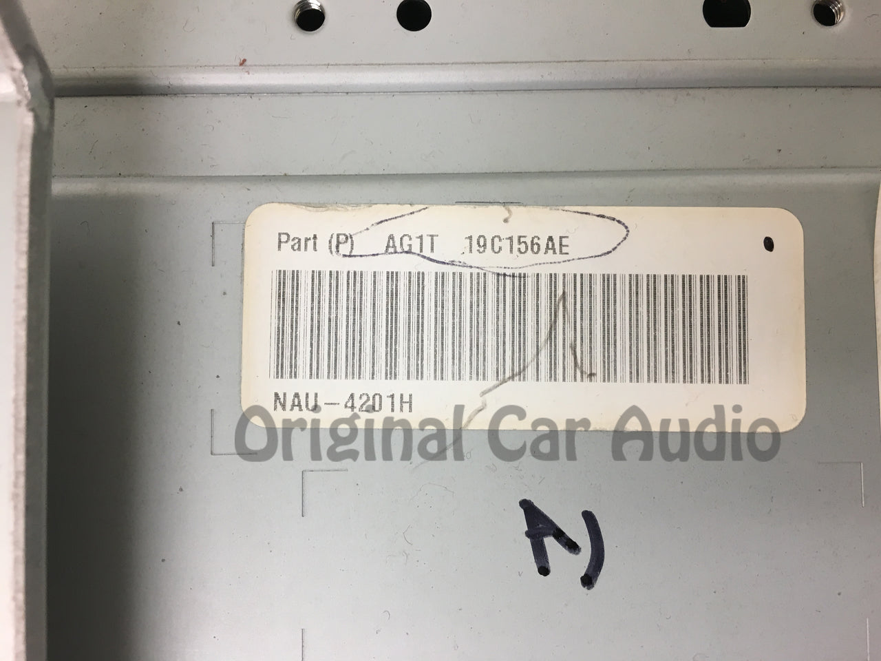 2010 Ford Taurus OEM Single CD MP3 AM FM Satellite Navigation Radio Receiver Block